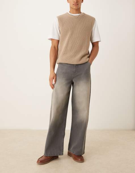 ASOS DESIGN - Super-baggy jeans i grå vask - view 1