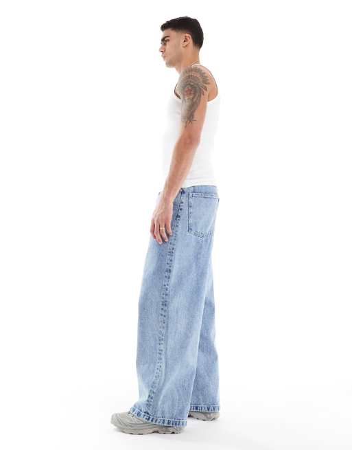 ASOS DESIGN super baggy jeans in 90s stone wash ASOS - Main Image