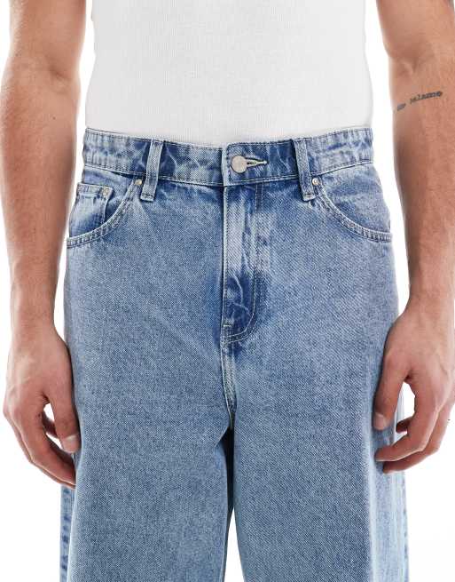 ASOS DESIGN super baggy jeans in 90s stone wash