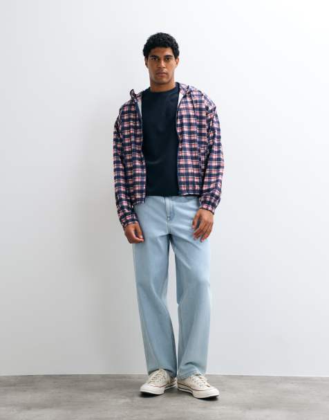 ASOS DESIGN - Super baggy jeans in blauw met lichte wassing - view 1