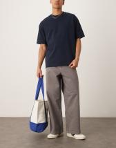 ASOS DESIGN super baggy jeans in washed gray