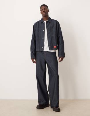 Asos Design Super Baggy Jeans In Blue