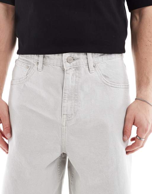 ASOS DESIGN super baggy jeans in gray wash