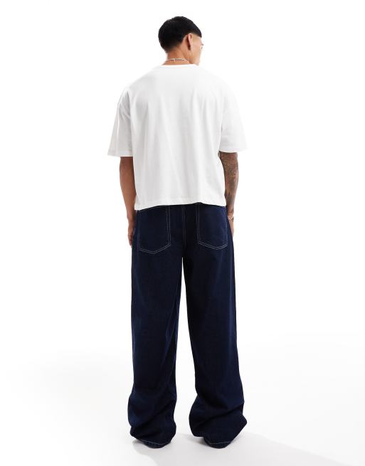 ASOS DESIGN super baggy jeans in indigo