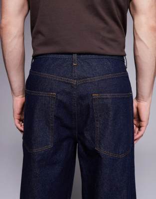 ASOS DESIGN super baggy jeans in raw wash