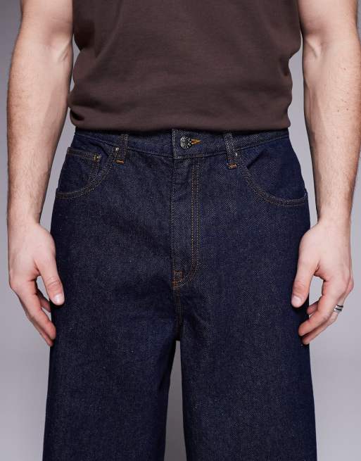 ASOS DESIGN super baggy jeans in raw wash