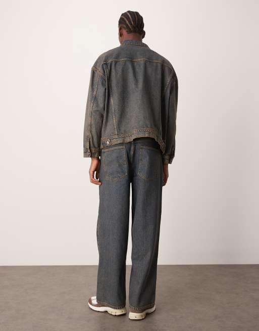 ASOS DESIGN - Super baggy jeans in verwassen grijs, deel van co-ord set, 2 van 5