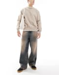 [ASOS DESIGN] ASOS DESIGN super baggy jeans with tint in mid wash blue W30 L32 Mid wash blue