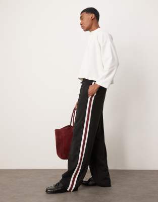 Bruine chelsea boots suèdeleer met profielzool Dames