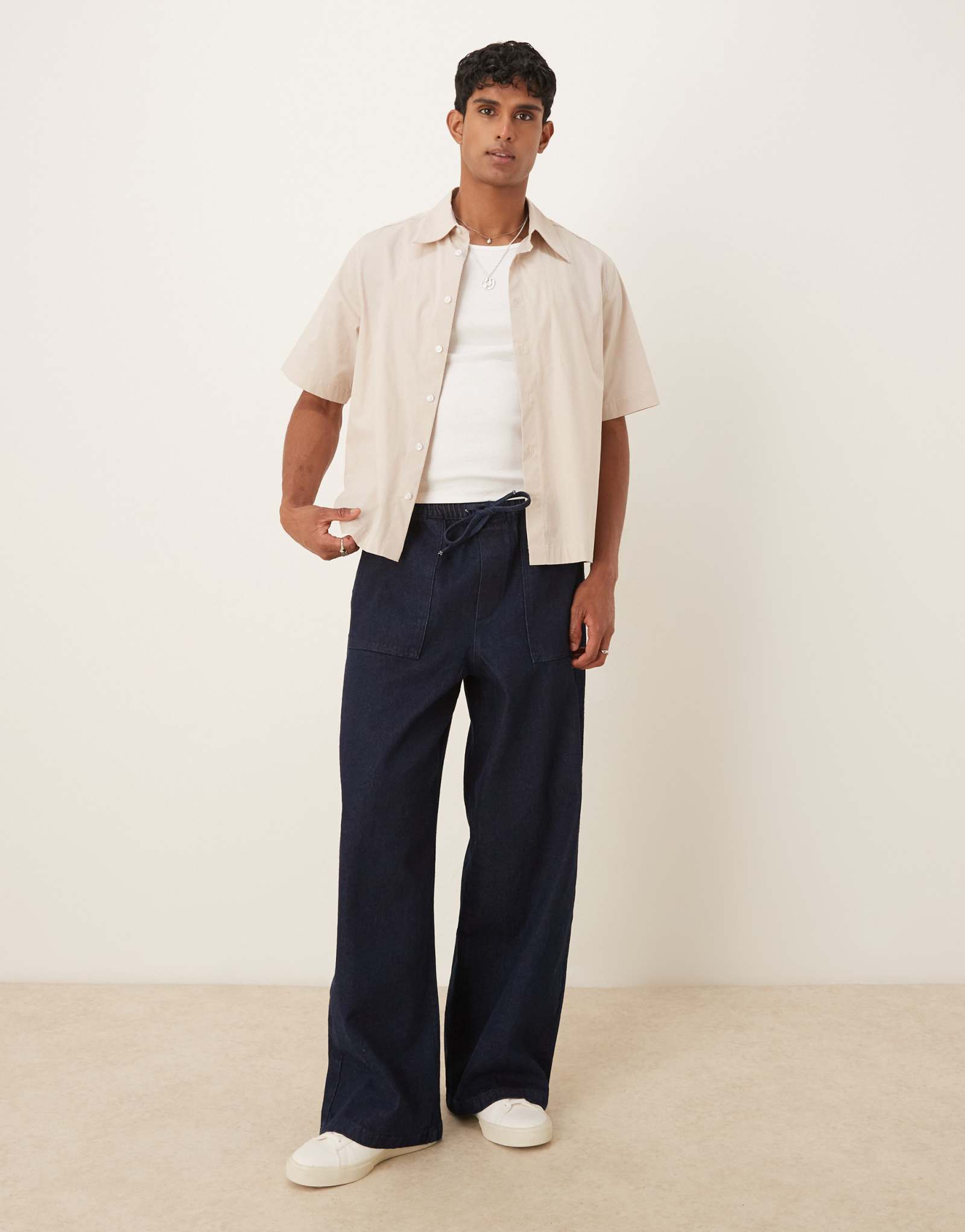 Очень мешковатые легкие джинсы ASOS DESIGN с необработанной стиркой