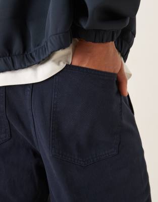 Asos Design Super Baggy Pants With Seam Detail