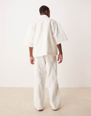 Asos Design Super Baggy Pants With Seam Detailing