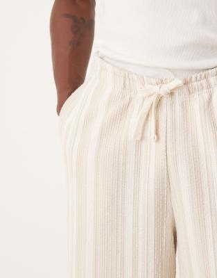 Asos Design Super Baggy Sweatpants With Stripes