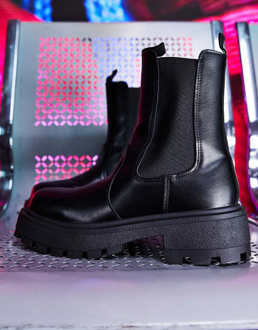 Asos square hotsell toe boots