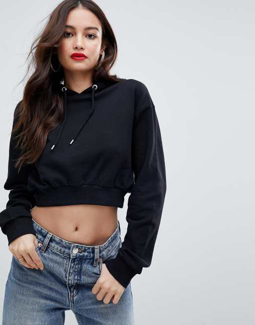 Asos best sale cropped hoodie