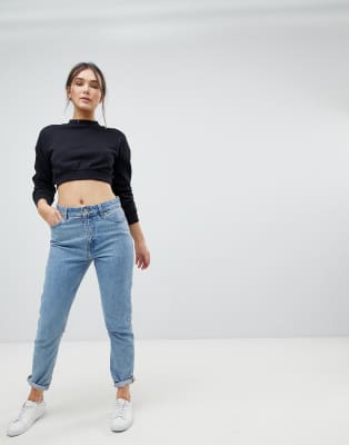 asos cropped sweatshirt