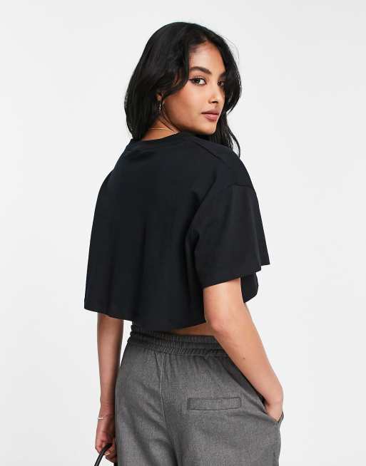 ★ason★ HOLIDAY CROPPED TSHIRT BLACK P0000BSS000A CROPPED COLLAR SHIRT IN BLACK – JONNY COTA