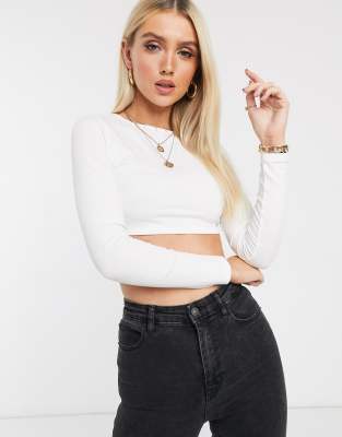 asos super crop top