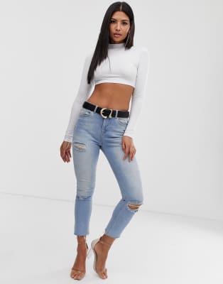 asos super crop top