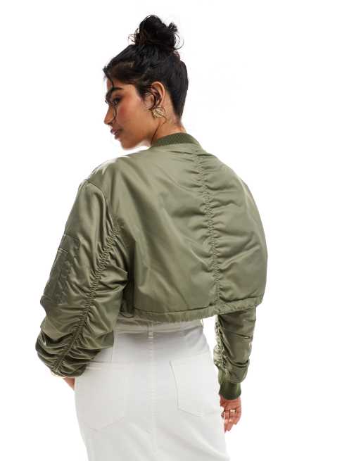 Cropped jacket asos store