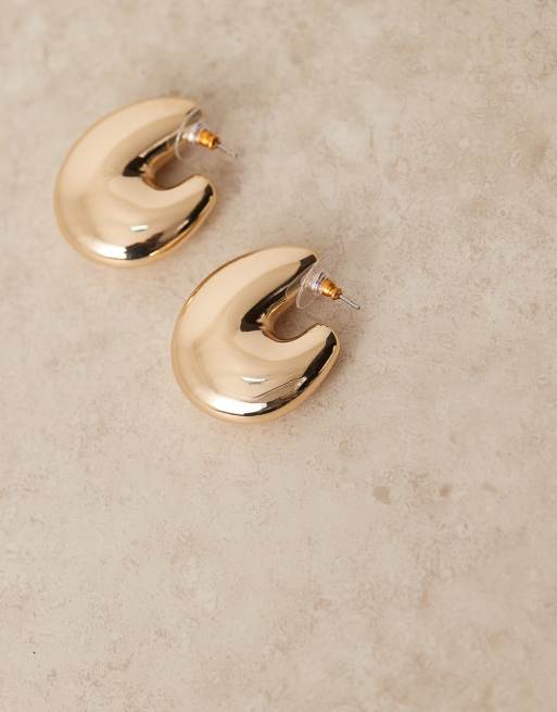 ASOS DESIGN - Super dikke oorringen in goudkleur