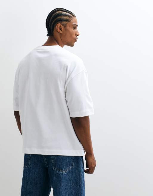 ASOS DESIGN super heavyweight boxy oversized t-shirt in white, 4 of 10