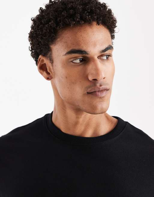 ASOS DESIGN super heavyweight regular fit t-shirt in black, 5 of 5