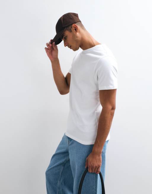 ASOS DESIGN super heavyweight regular fit t-shirt in white, 5 of 5