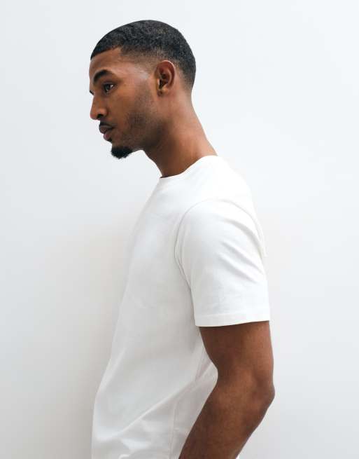 ASOS DESIGN super heavyweight T-shirt in crème, 3 van 10