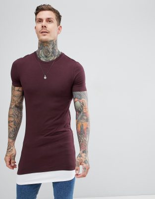 ASOS DESIGN super longline muscle fit t 