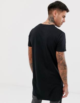 asos black t shirt mens