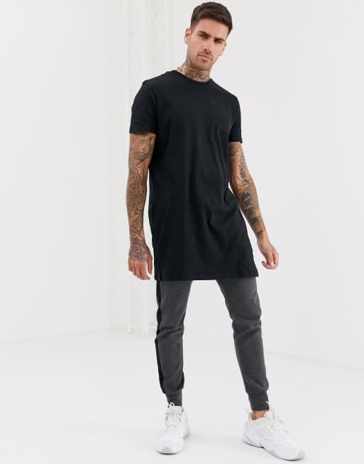 Timberland Longline Hem Print Crew Neck T Shirt Khaki, $38, Asos