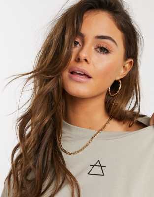 ASOS DESIGN – Super Oversize-T-Shirt mit kleinem Symbol