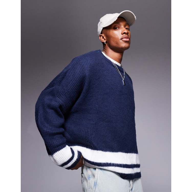 ASOS Super bwry Fluffy Crop Jumper