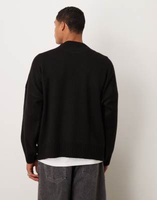 CREW-NECK S/S SWEATER / BLACK サイズ5 X RAY Big Boys and Kids Soft Slim Fit Middleweight Pullover