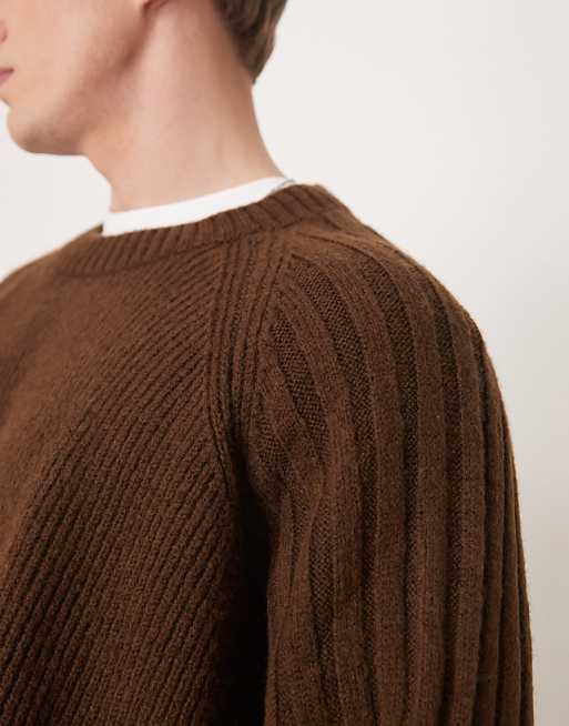 ASOS DESIGN super oversized boxy fit knit crew neck sweater ASOS DESIGN super oversized boxy fit knit crew neck sweater