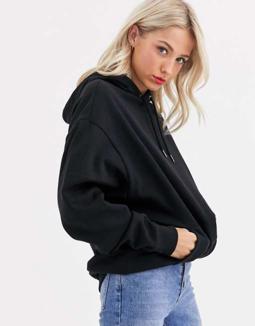 ASOS DESIGN super oversized boyfriend hoodie in black | ASOS