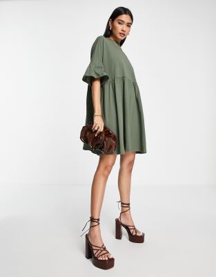 smock frill dress