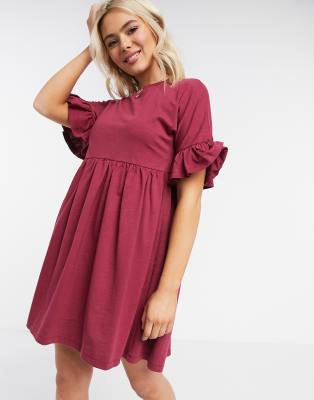 asos frill dress