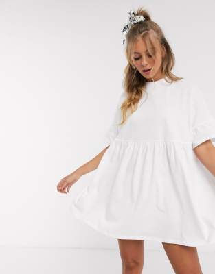 frill smock dress