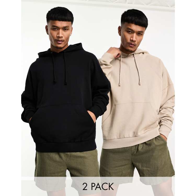 Black and beige hoodie new arrivals