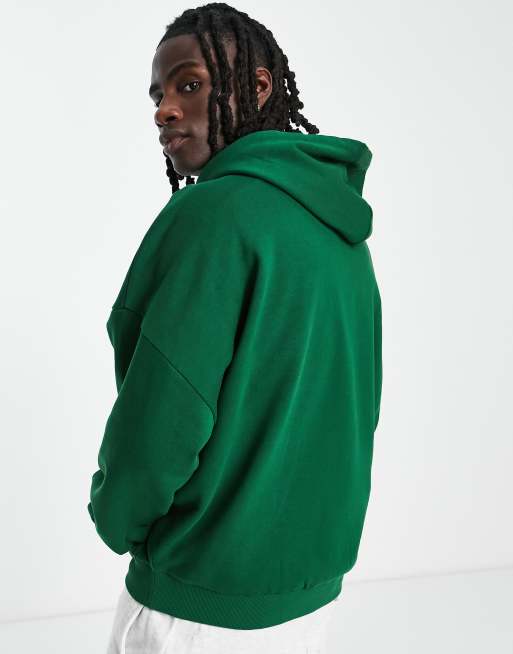 ASOS DESIGN super oversized hoodie in green