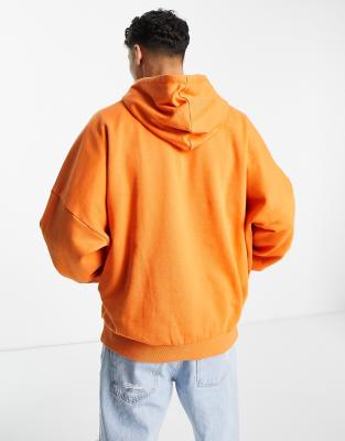 orange hoodie asos