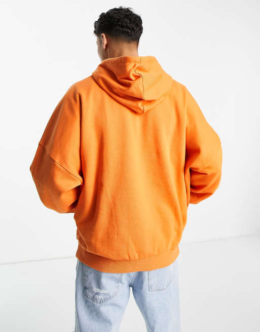 Orange hoodie hot sale oversized