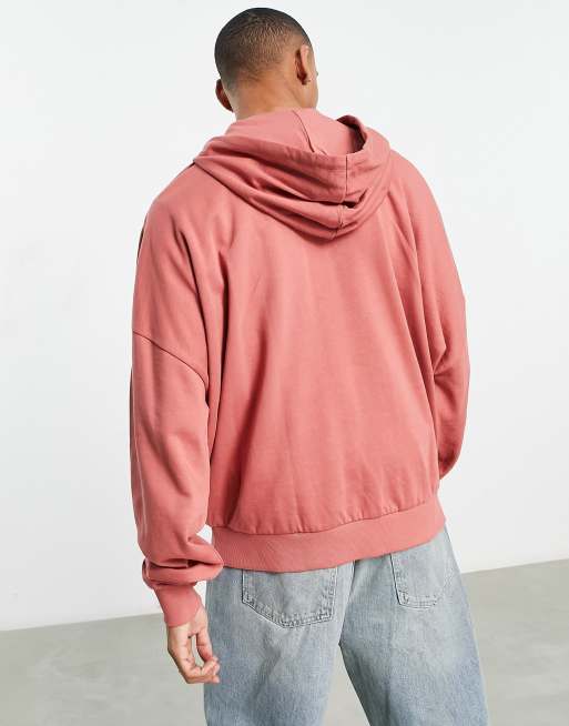 ASOS DESIGN super oversized hoodie in pink