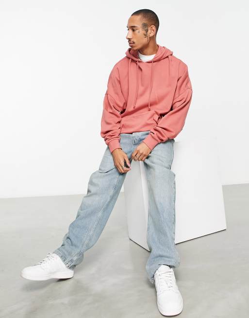 Asos pink online hoodie