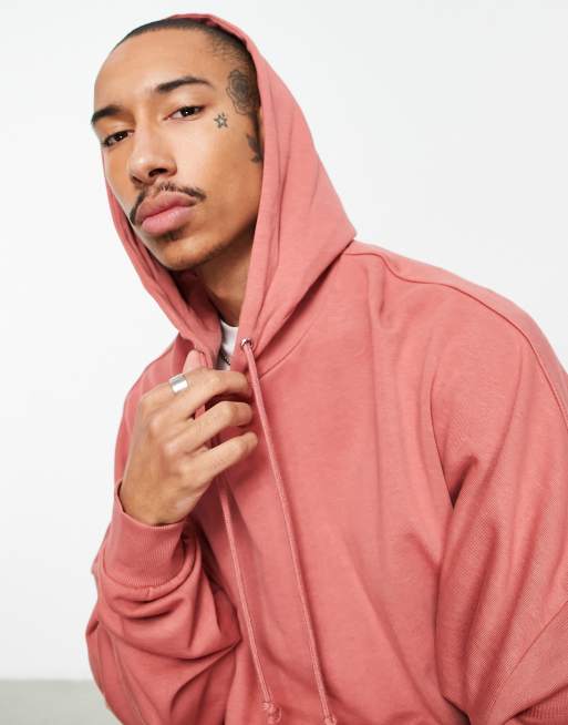 ASOS DESIGN super oversized hoodie in pink ASOS