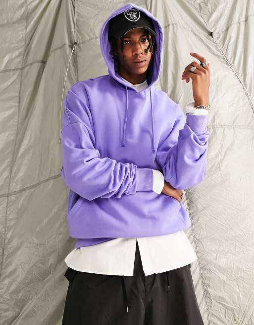 ASOS DESIGN super oversized hoodie in purple ASOS