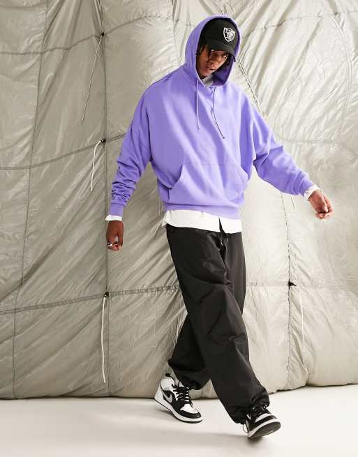 ASOS DESIGN super oversized hoodie in purple ASOS