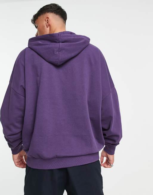 Long Line Textured Hooded Sweater